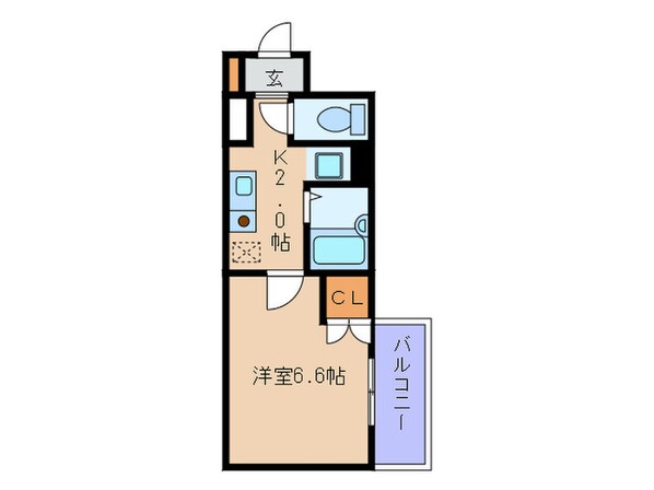 エムロ－ド福島の物件間取画像